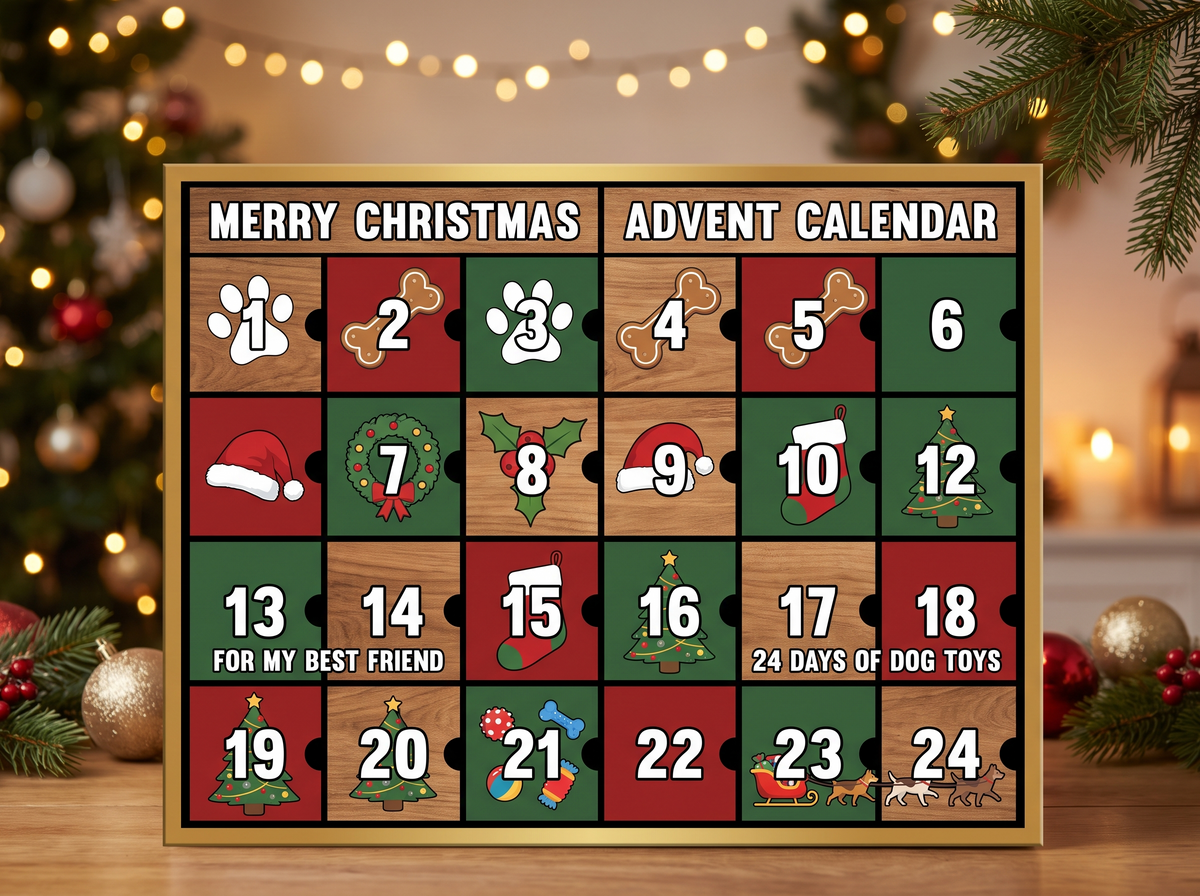 Dog Advent Calendar - 24 Christmas Toys