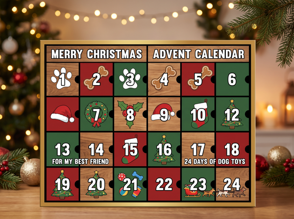 Dog Advent Calendar - 24 Christmas Toys